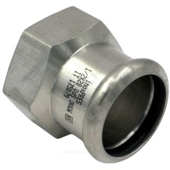 Муфта сталь нерж AISI 316L Дн 22х1/2" Ру16 пресс/ВР Inoxpres RM 190102022