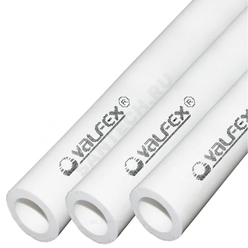 Труба PP-R белая Дн 25х4,2 Ру20 SDR6 Т<80С L=4м VALFEX 10102025