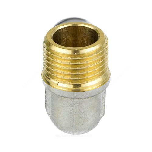 Угольник МП латунь никель пресс Дн 20х1/2"х90гр НР ГОСТ 32415-2013 8006 Aquasfera 8006-03