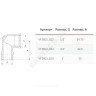 Угольник латунь переходной Ду 20 (3/4") ВР/НР VALFEX VF.092.L.034
