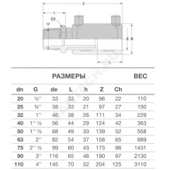 Переход электросварной ПЭ100 Дн 25х3/4" НР Ру25 SDR7,4 EUROSTANDARD 2161160025