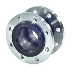 Компенсатор резиновый антивибрационный EPDM DI7240N Ду 400 Ру10 фл L=265мм Tecofi DI7240N-0400 сжатие/растяжение 25 мм/16 мм