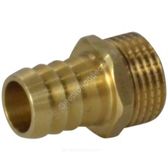 Переходник штуцерный латунь неразъемный для шланга Дн 20х3/4" НР SantechSystems