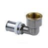 Угольник МП латунь никель пресс Дн 20х1/2"х90гр ВР ГОСТ 32415-2013 8007 Aquasfera 8007-03