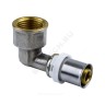 Угольник МП латунь никель пресс Дн 20х3/4"х90гр ВР ГОСТ 32415-2013 8007 Aquasfera 8007-04