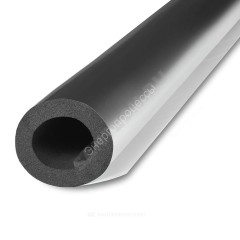 Трубка вспененный каучук ST 48/25 L=1м Тмакс=110°C черный с покрытием AL CLAD K-flex 25048214303CL