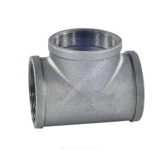 Тройник прямой чугун Ду 65 (2 1/2") ВР/ВР Fittex PLUS