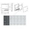 Шкаф коллекторный встраиваемый сталь ШРВ R500-2 800х85-130х650-740мм Giacomini R500Y223