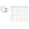 Угольник PP-R комбинированный серый Дн 32х3/4" ВР VALFEX 10125132Г