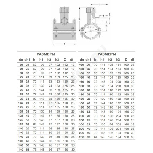 Седелка электросварная ПЭ100 Дн 125х32 Ру16 SDR11 с фрезой EUROSTANDARD 2130161232