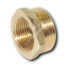 Футорка латунь Ду 20х15 (3/4"х1/2") НР/ВР Цветлит ZW50114