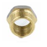 Футорка латунь никель Ду 32х20 (1 1/4"х3/4") НР/ВР 9024 ГОСТ 32585-2013 Aquasfera 9024-06