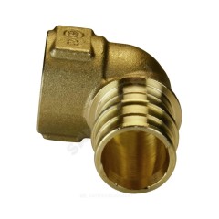 Угольник для PE-X труб радиальный латунь Дн 16х1/2" ВР GX129 Giacomini GX129Y033