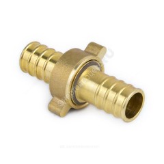 Соединитель штуцерный латунь разъемный для шланга Дн 18 9105 Aquasfera 9105-02