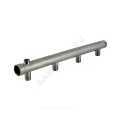 Коллектор нержавеющая сталь Ду 32 1 1/4" ВР/НР на 8 вых 3/4" НР м/о 50мм Элит-Металл 3006