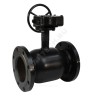 Кран шаровой сталь 09Г2С Ballomax КШТ 61.103 Ду 250 Ру16 фл L=646мм с редуктором BROEN КШТ 61.103.250.Р.16