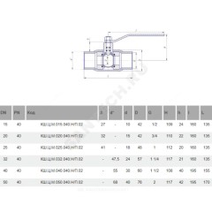 Кран шаровой сталь КШ.Ц.М Ду 25 Ру40 ВР L=135мм LD КШ.Ц.М.025.040.Н/П.02