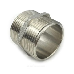 Ниппель латунь никель Ду 15 (1/2") НР SantechSystems