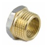 Футорка латунь никель Ду 15х8 (1/2"х1/4") НР/ВР 9024 ГОСТ 32585-2013 Aquasfera 9024-11