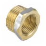 Футорка латунь никель Ду 15х8 (1/2"х1/4") НР/ВР 9024 ГОСТ 32585-2013 Aquasfera 9024-11