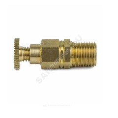 Кран Маевского ручной латунь 5006 М10х1,0 Ру10 НР с колпачком Aquasfera 5006-01