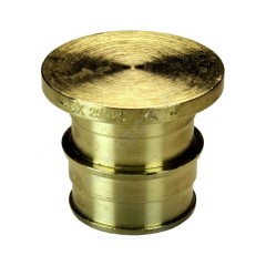 Заглушка для PE-X труб радиальная латунь Дн 20 РОС