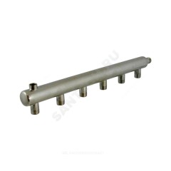 Коллектор нержавеющая сталь Ду 25 1" НР на 2 вых 1/2" НР м/о 100мм Элит-Металл 1070