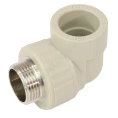 Угольник PP-R комбинированный серый Дн 32х3/4" НР VALFEX 10126132Г