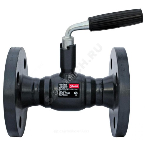 Кран шаровой сталь 09Г2С JIP-FF Ду 40 Ру40 фл L=200мм Danfoss 065N0320G