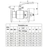Кран шаровой сталь 09Г2С JIP-FF Ду 40 Ру40 фл L=200мм Danfoss 065N0320G