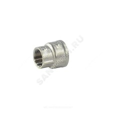 Муфта латунь никель переходная Ду 50х25 (2"х1") ВР/ВР SantechSystems