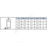Футорка латунь никель Ду 25х15 (1"х1/2") НР/ВР SantechSystems