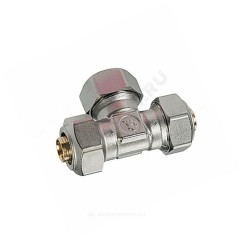 Тройник переходной МП латунь обжим Дн 26х16х26 R565AM Giacomini R565MX062