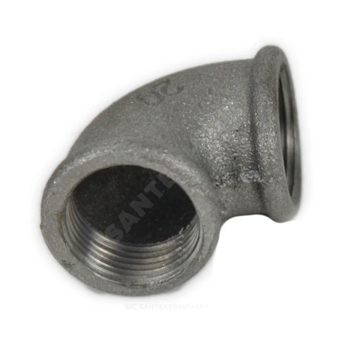 Угольник проходной чугун Ду 40 (1 1/2") ВР/ВР Fittex