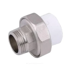 Муфта PP-R комбинированная разъемная белая Дн 50х1 1/2" НР VALFEX 10156040