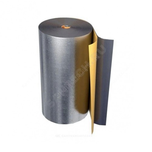 Рулон вспененный полиэтилен BLACK STAR DUCT AL 5/1,0-20 Тмакс=95°C самоклеящийся с покрытием алюминиевая фольга черный Energoflex EFXR05120BSDUCAL