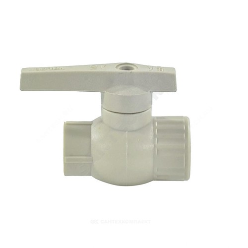 Кран шаровой PP-R серый Дн 32х1" ВР VALFEX 10144132Г