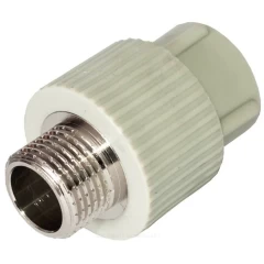 Муфта PP-R комбинированная серая Дн 32х3/4" НР RTP (РосТурПласт) 10947