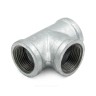 Тройник прямой чугун оц Ду 40 (1 1/2") ВР/ВР Fittex PLUS
