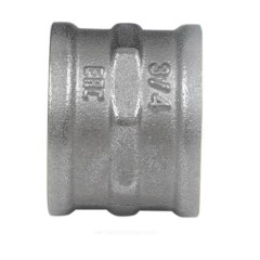 Муфта латунь никель Ду 15 (1/2") ВР 9018 ГОСТ 32585-2013 Aquasfera 9018-01