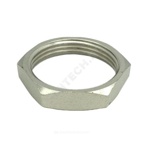 Контргайка латунь никель Ду 32 (1 1/4") ВР SantechSystems