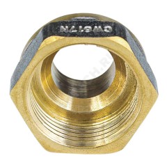 Переход латунь никель реборда Ду 50х40 (2"х1 1/2") ВР/НР 9021 ГОСТ 32585-2013 Aquasfera 9021-13