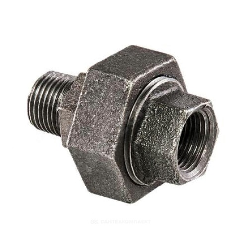 Соединитель прямой американка чугун Ду 15 (1/2") ВР/НР Fittex