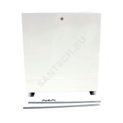 Шкаф коллекторный встраиваемый сталь ШРВ-5 1003х120-190х650-730мм RAL 9016 (Белый) STAHLMANN SCC-0002-001316