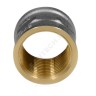 Муфта латунь никель Ду 50 (2") ВР 9018 ГОСТ 32585-2013 Aquasfera 9018-06