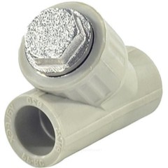 Фильтр PP-R сетчатый серый Дн 40х45гр внутренняя пайка VALFEX 10141040Г
