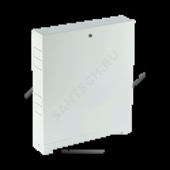 Шкаф коллекторный наружный сталь ШРН-1 450х118х652-715мм RAL 9016 (Белый) Wester 0-32-1010