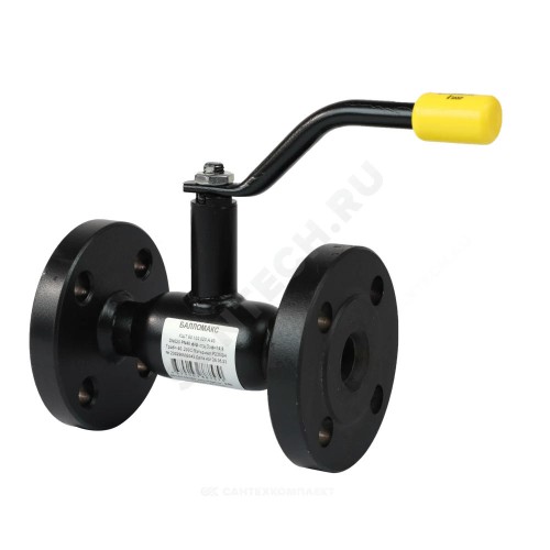Кран шаровой сталь 09Г2С Ballomax КШТ 60.103 Ду 32 Ру40 фл L=180мм BROEN КШТ 60.103.032.А.40