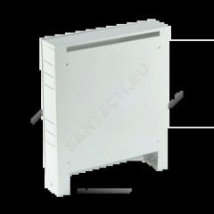 Шкаф коллекторный наружный сталь ШРН-2 550х118х652-715мм RAL 9016 (Белый) Wester 0-32-1020
