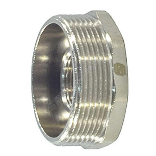 Футорка латунь никель Ду 40х25 (1 1/2"х1") НР/ВР SantechSystems